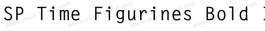 SP Time Figurines Bold Italic字体转换